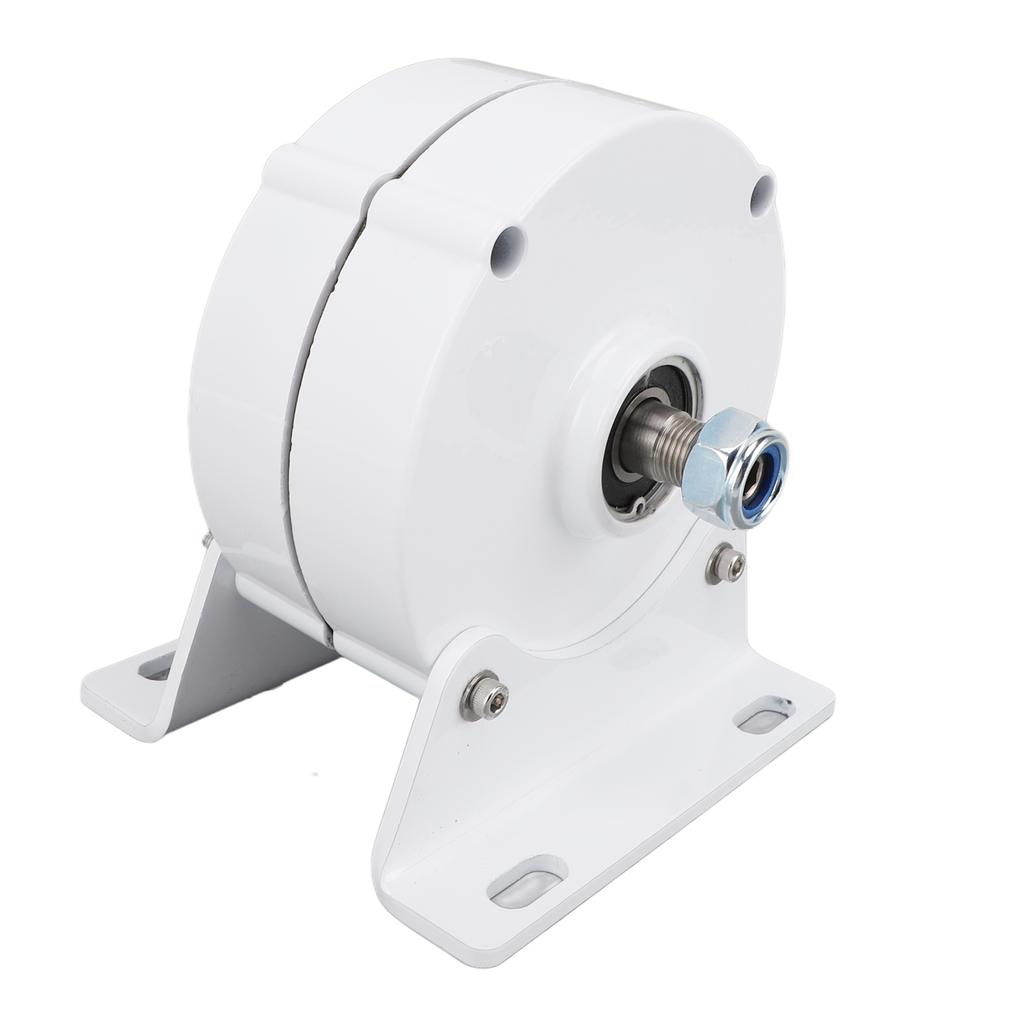 Permanent Magnet Generator Dual Shaft 24V 3 Phase Synchronous Generator Alternator with Base for