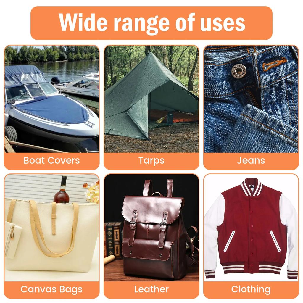 60Sets Snap Fastener Tool Kit Heavy Duty Snap Button Tool Kit with Adjustable Snap Pliers Metal Snap Buttons Marine Snap Kit