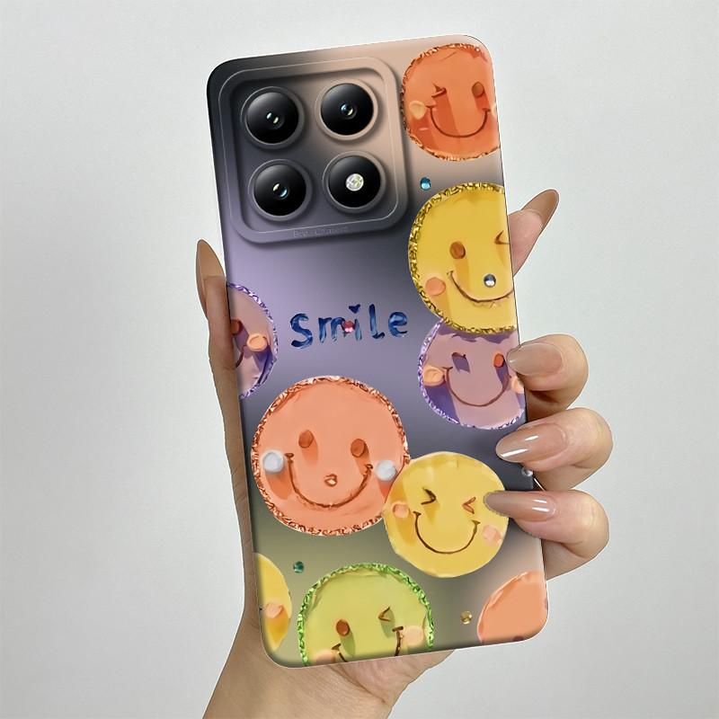 Чехол для телефона Xiaomi 14T Pro 14Tpro, мягкий силикон TPU, милый окрашенный корпус, с рисунком из мультфильма, ударопрочная защитная задняя крышка