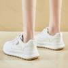 Женские белые кроссовки Весна Осень Новые Увеличение роста Нескользящие Удобные Беговые кроссовки На шнуровке Уличная Повседневная обувь