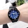 100 Meter Water Resistant Rotating Bezel Diver Look Men's Sports Watch 200 Blue B2