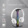 FONKEN Подставка для гарнитуры RGB со светодиодной подставкой/USB-подсветкой, настольный компьютер, держатель для наушников, дисплей, аксессуары для наушников для ПК, геймера