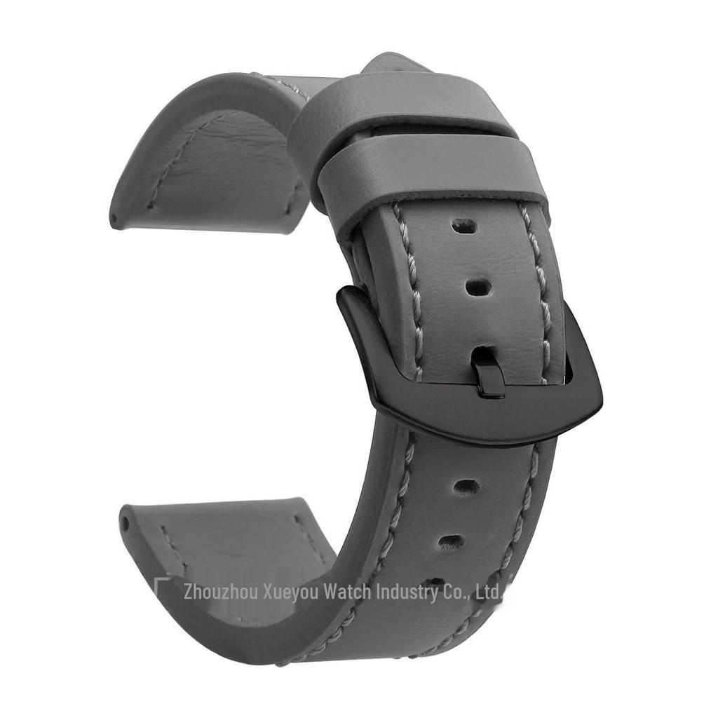 Genuine Leather Watch Strap - Universal Fit, Quality Assurance, Available In 18mm, 20mm, 22mm, and 24mm Sizes