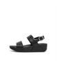 Женские сандалии Fitflop Lulu с кожаным ремешком на пятке, полностью черные (Ft64K2S115)