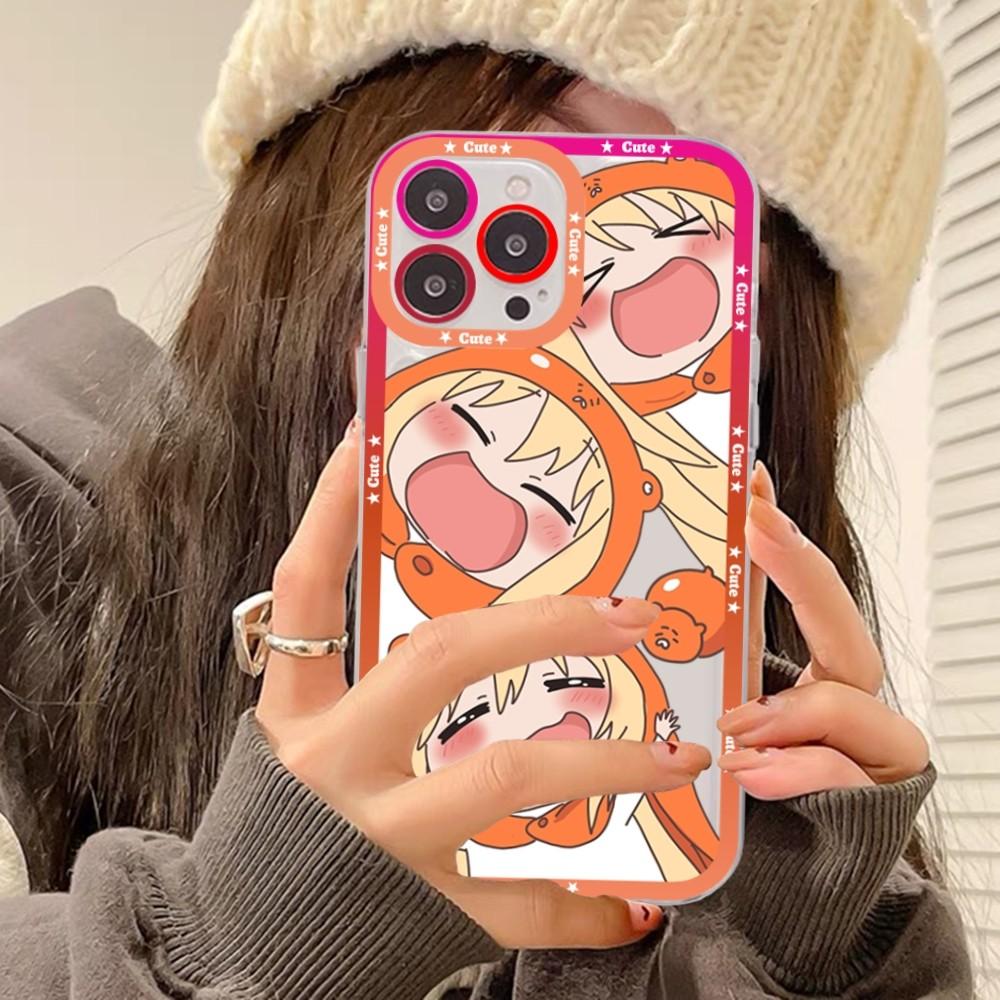Чехол для телефона с аниме Himouto Umaru-chan Для iPhone 15 13 14 Pro Max XS XR 12 11 Pro 13 Mini Мягкий прозрачный задний чехол