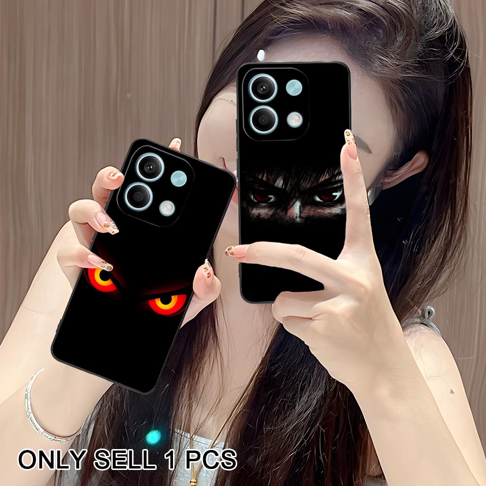 Anime Eyes Phone Case for POCO M7 M6 M5 M4 M3 X7 X6 X5 X4 X3 Pro GT 5G Soft TPU Shockproof Cover