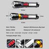 High Power Rechargeable LED Flashlight Lighting 20H Torch Light  Super Powerful Multifunctional Flashlight with Siren Sound