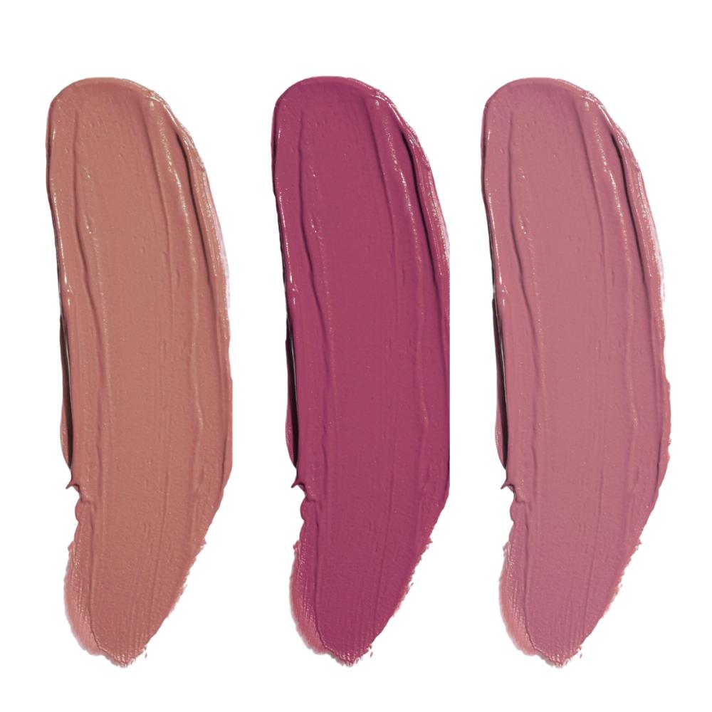 Революция макияжа - Pro Supreme Matte Lip Gloss 3 Pack - Veil/Elevation/Visionary -