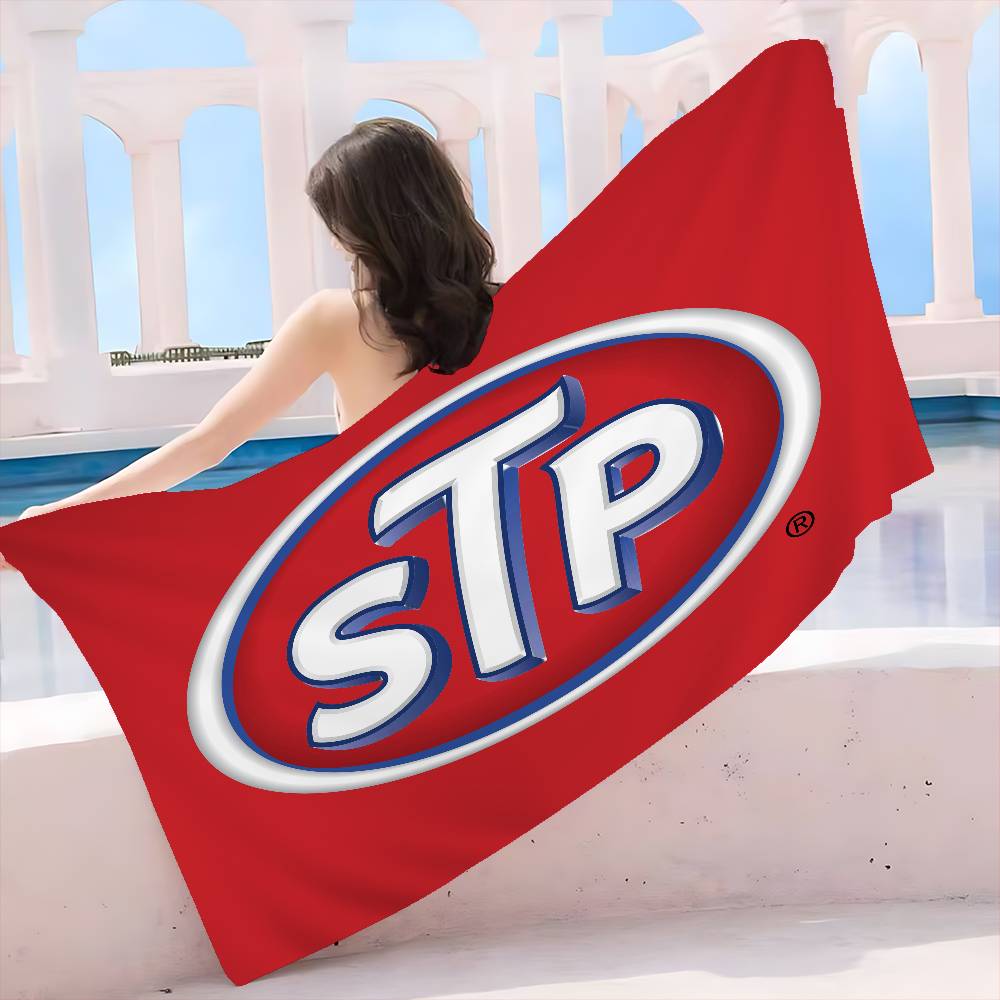 S-STPs Motor Car Oil Microfiber Printed Beach Towel Mountain Climbing Yoga Beach Swimming Running Absorbent Soft Towel