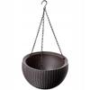 KETER Hanging Flowerpot Hook and Chain Flowerpot Brown