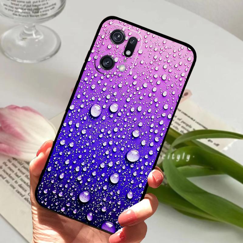 For Oppo Find X5 Pro Case FindX5 Lite New Cool Fashion Soft Silicone TPU Phone Cover For OPPO Find X5 5G Protector Bumper Coque