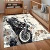 Vintage Motorcycle Door Mat & Rug Non-Slip Washable Carpet for Living Room Bedroom E-sports Room Home Area Rugs Soft Alfombra