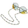 Zircon Colorful Crystal Glasses Chain Rhinestone Beads Sunglasses Chains Neck Strap Hanging Neck Glasses Holder Strap Chain
