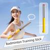 Comfortable Grip Racket Swing Trainer With Sound Badminton Training Stick  Postures Correction