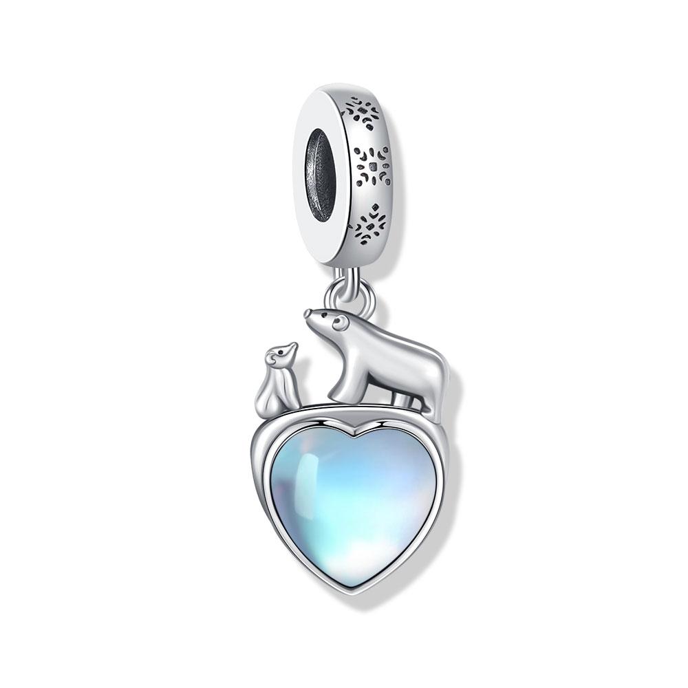 925 Silver Robot Charms Pendant sea turtle Moon Bead Fit Bracelet For Women DIY Fashion Jewelry Elegant Gift