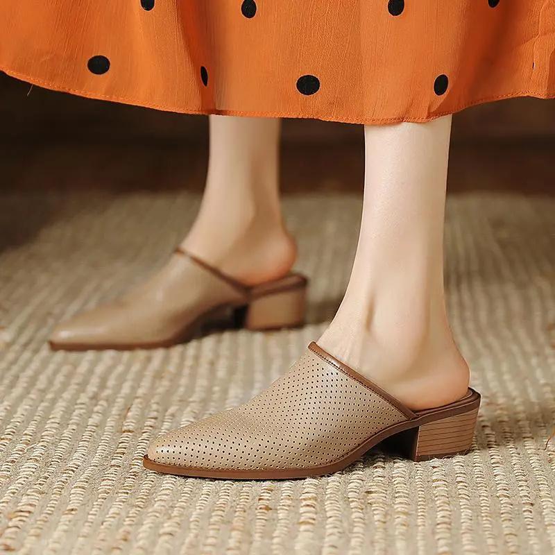 Cresfimix женские модные легкие дышащие туфли на квадратном каблуке без застежек, элегантные женские туфли-лодочки бренда класса люкс бежевого цвета A1375