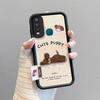 KEYSION Мультяшный милый плюшевый чехол с вышивкой для VIVO Y17 Y15 Y12 со шнурком, силиконовый противоударный чехол для телефона VIVO Y11 2019