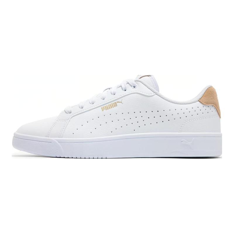 Puma Grounded Perf Унисекс Низкие Скейт-Кеды Белые 398418-04