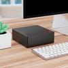 Защитный чехол для компьютера из искусственной кожи с крышкой и карманом для хранения, подставка-держатель для мини-ПК для Mac Mini M4 2024