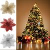 4Pcs/10pcs Hollow Xmas Flowers Artificial Christmas Hollow Flower For Christmas Tree Decorations Orna