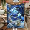 Cookie Run Kingdom Circus Flannel Blanket, Cartoon Cookie Characters Throw Blanket for Sofa Bed