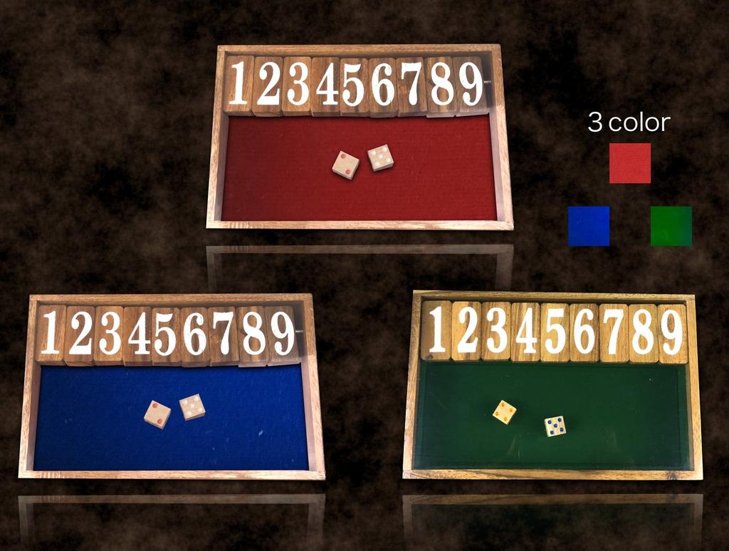 Подлинная игра в кости Джекпот из натурального дерева, красная