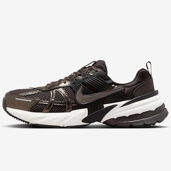 Nike V2K Run Бархатно-коричневые Мужские Беговые Кроссовки Размер 30см US 12 HJ4497-200 Оригинальный импорт из Японии Ретро Стиль Y2K Низкие Кроссовки Коричневый Черный