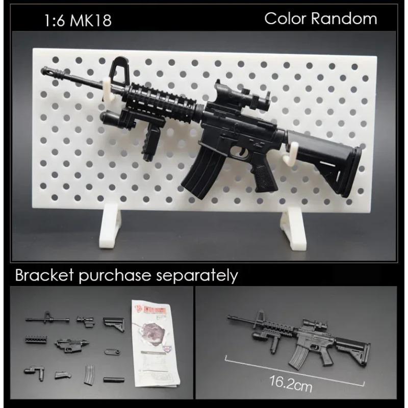 1/6 MP5 MP40 MP7 Штурмовая винтовка UZI Пистолет-пулемет Модель Пластиковый Сборный Набор Имитация Оружия Военные Игрушки Цвет Случайный