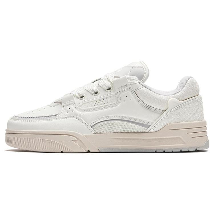 Anta Oscar Puffy Shoes Низкие Кеды для Скейтборда Женские Цвет Слоновой Кости Белый 922348040-2