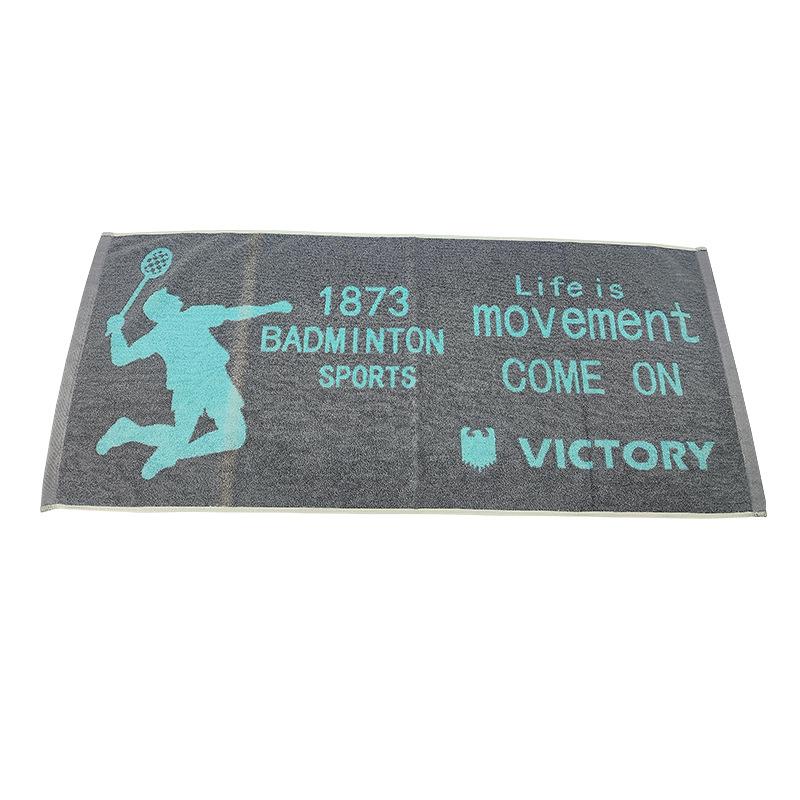 Спортивное полотенце из окрашенной хлопковой пряжи 40 * 100 удлиненное полотенце для марафона, хлопковое впитывающее полотенце для взрослых, уличное полотенце