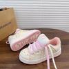 Color Matching Sweetheart Powder Niche Student Bread Shoes Women's Autumn New Versatile Casual Sports Board Shoes Tide