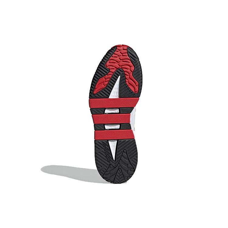 adidas Оригинальные Niteball Кожаные Спортивные Повседневные Нескользящие Износостойкие Низкие Кроссовки для Образа Жизни Унисекс Красные Белые FY7992