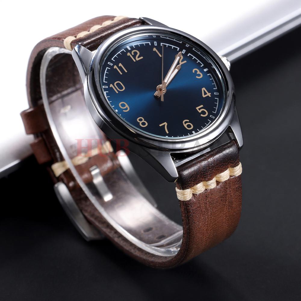 18мм 20мм 22мм 24мм Шовный ремешок для часов из телячьей кожи для Tudor для Samsung Винтажный кожаный ремешок для часов для Seiko Мужской наручный браслет