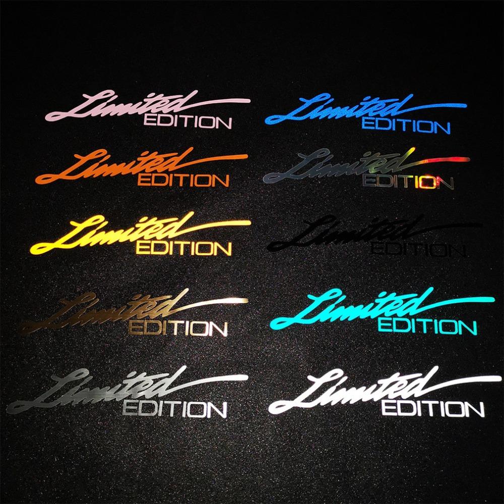 Decoration Car LIMITED EDITION Sticker Vinyl Car-styling Sticker New Reflective Laser Decal