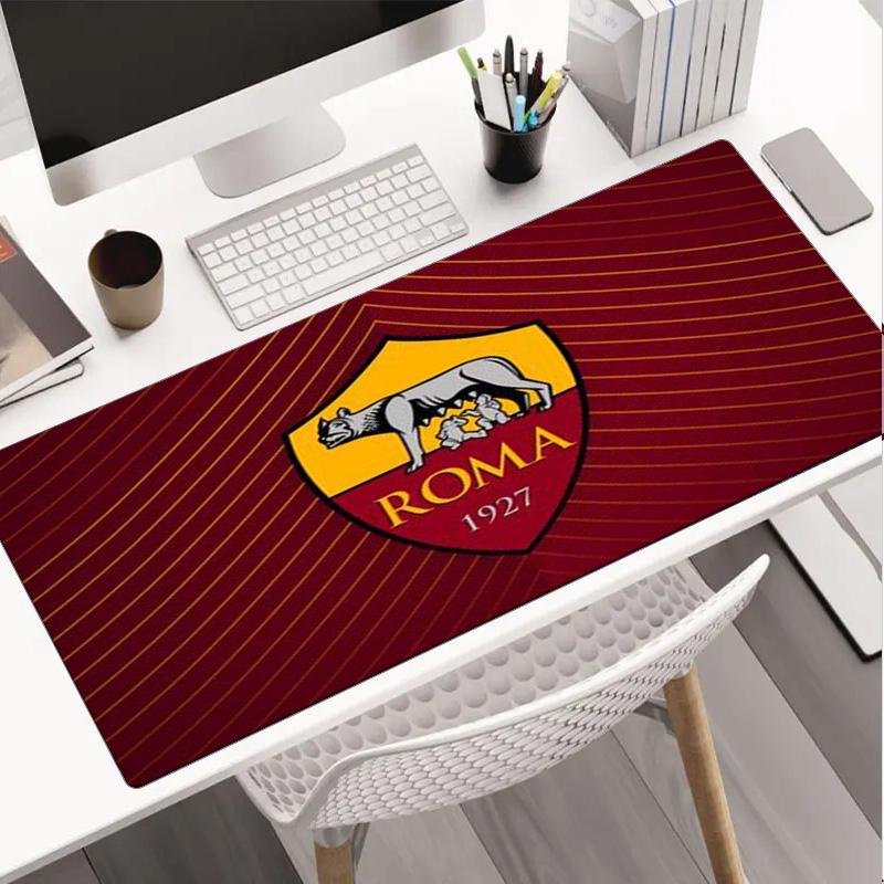 Roma Football Club Emblem Mouse pad Mouse pad, Gaming Mouse Pad, keyboard pad, Desk Decor for computer notebook Fan Gift Birthday Gift