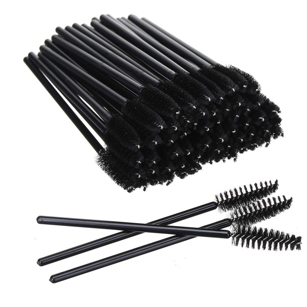 100/500pcs Mascara Wands Disposable Eyebrow Eyelash Brushes Eyelash Spoolies Applicator for Eyelash Extension Makeup Tool