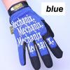 Fashion Full Finger Tactical Mechanic Motorcycle Gloves Non-slip Working Mittens