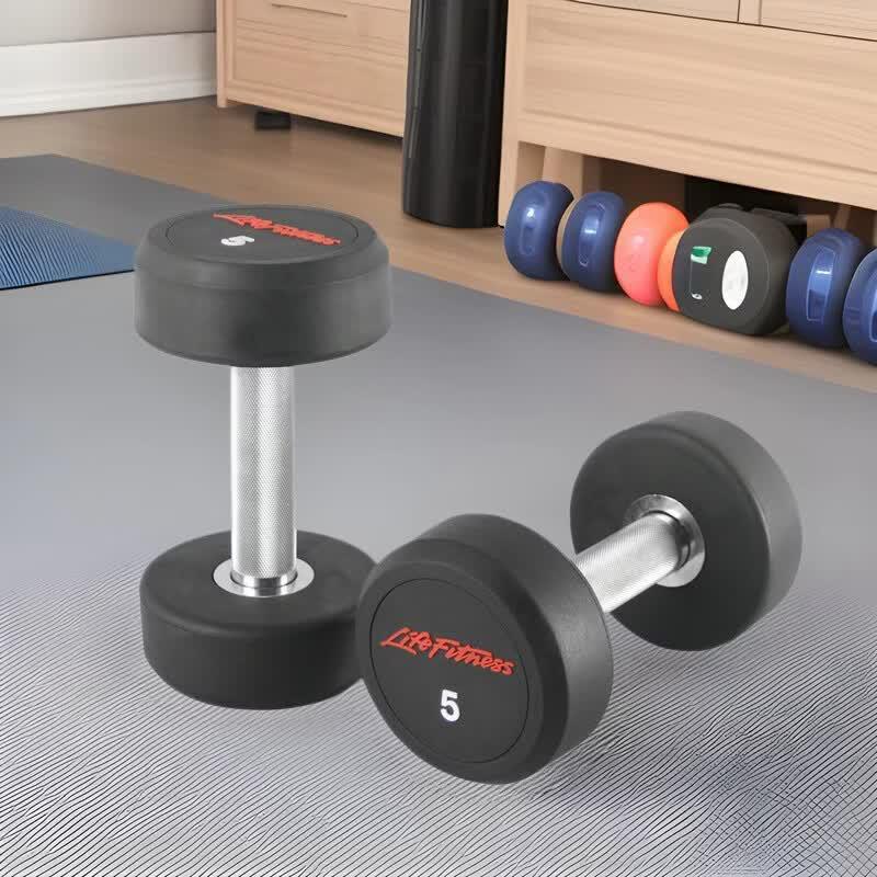 Yimai Round Rubber Coated Dumbbell