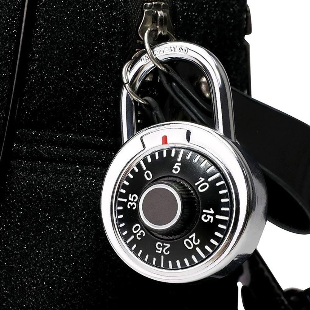 НОВЫЙ Высокозащищенный Замок Dia Lock Круглый Безключевой Замок из Нержавеющей Стали Водонепроницаемый Поворотный Замок Замок Прочный Высококачественный Замок