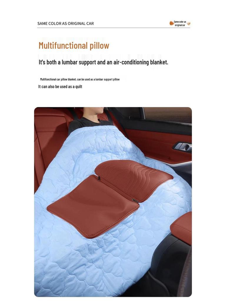 BMW Headrest & Lumbar Support: 5 & 7 Series Neck Pillow and Waist Pad