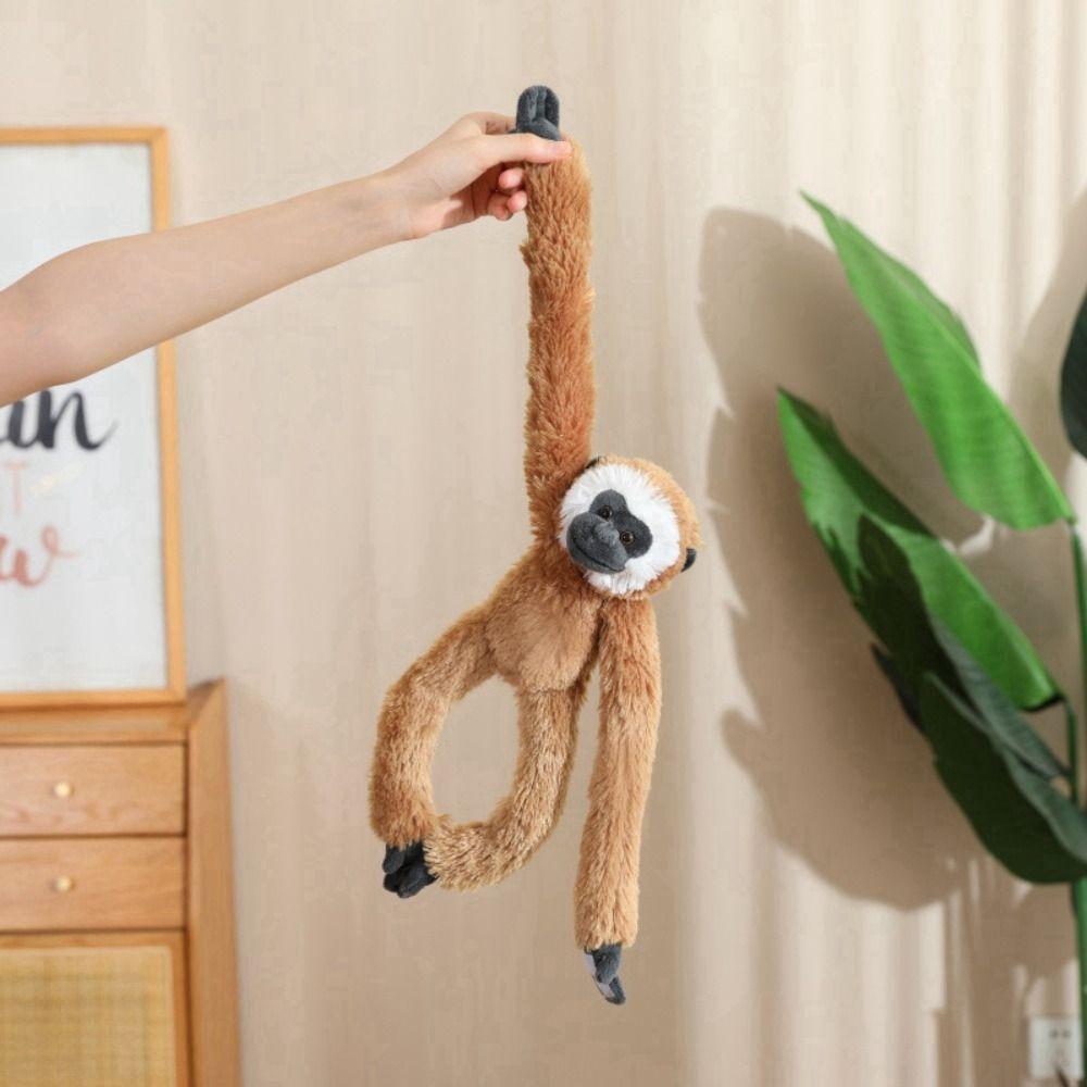 Long Arm Large Plush Monkey Doll Realistice Orangutan Plush Doll Monkey Plush Toy  Baby Toys