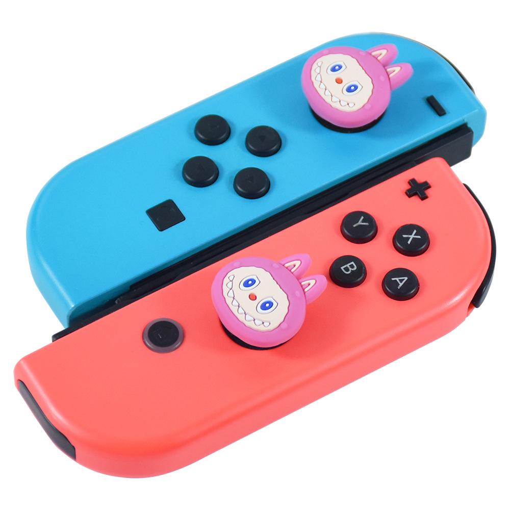 Cute Colorful Silicone Stick Covers for Switch Lite Controller - Non-Slip & Protective