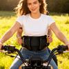Motorcycle Passenger Handles Adjustable Safety Strap Motorbike Waist Belt Back Seat Handle For Riders Kids Adults ATV Snowmobile