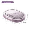 6 Grid Portable Eight Grid Sub Packing Large Capacity Pill Box Sealed Moisture Proof Pill Storage Box Folding Waterproof Pill