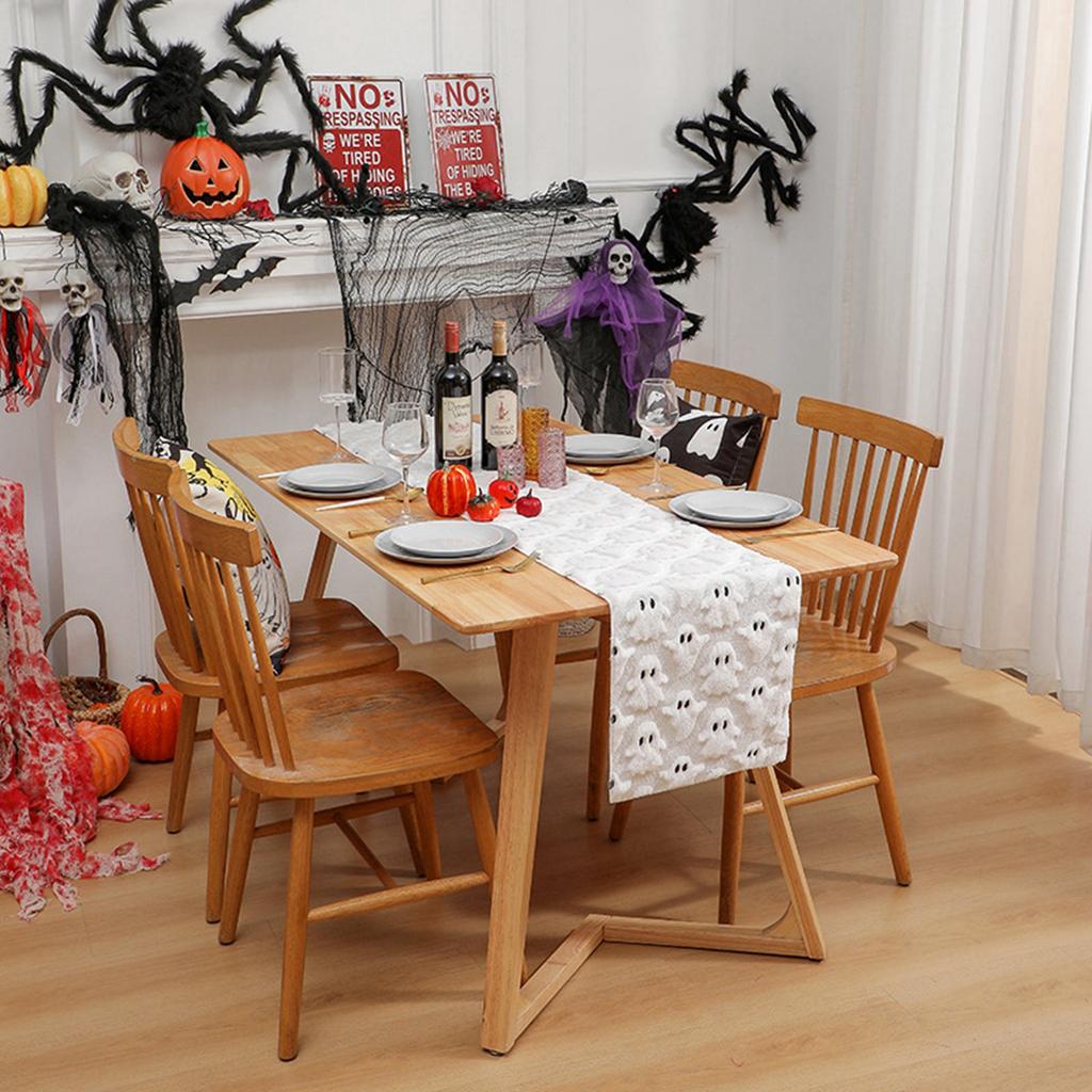 Halloween Tablecloth, Three-dimensional Table Flag Tablecloth, Family Gathering Tablecloth Decoration