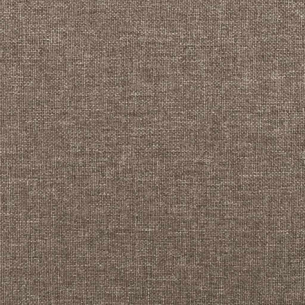 Vidaxl Rama Łóżka Bez Materaca Taupe 90X190 Cm Tkanina