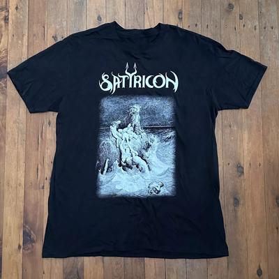 Satyricon Black Down Under 2018 Тур Группа Футболка Мужская Женская Футболки Топ Полный Размер S-4XL