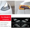 Для Tesla Model 3 YSX TPU Blackened Headlight Paillight Foglight Protective Film Headlight Pills Changeing Color