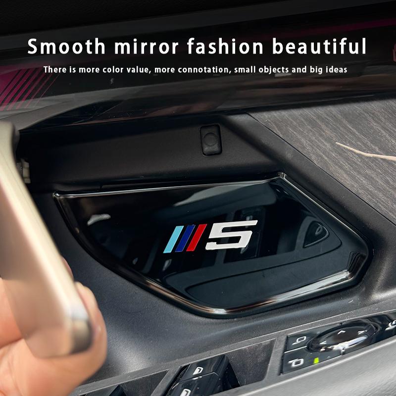 STIQ3 4Pcs Car Inner Door Bowl Guard Stainless Steel Protection Cover Stickers For BMW 3 5 series i3 i5 X3 X5 G05 G45 G60 2019-2025