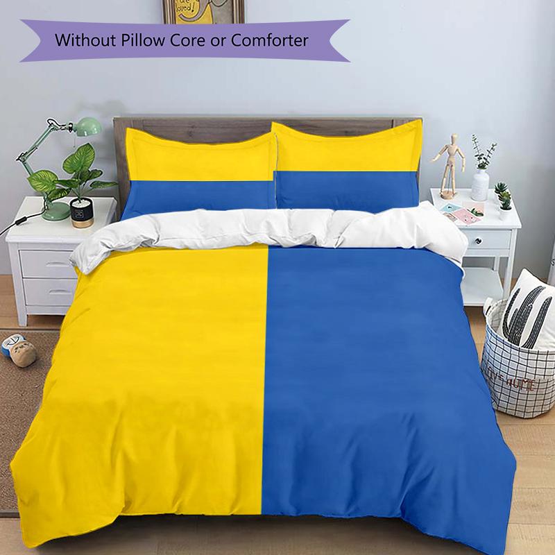 3Pcs No Zone Bedding Set Quilt Cover Pillowcase Home Christmas Xmas Halloween Gift 1 Duvet Cover 2 Pillowcase M924448